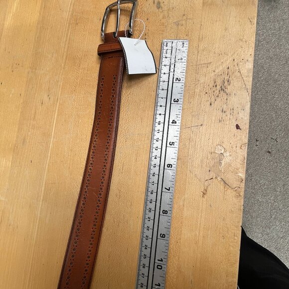 Mens Leather Belt Size 38 - Picture 7 of 12